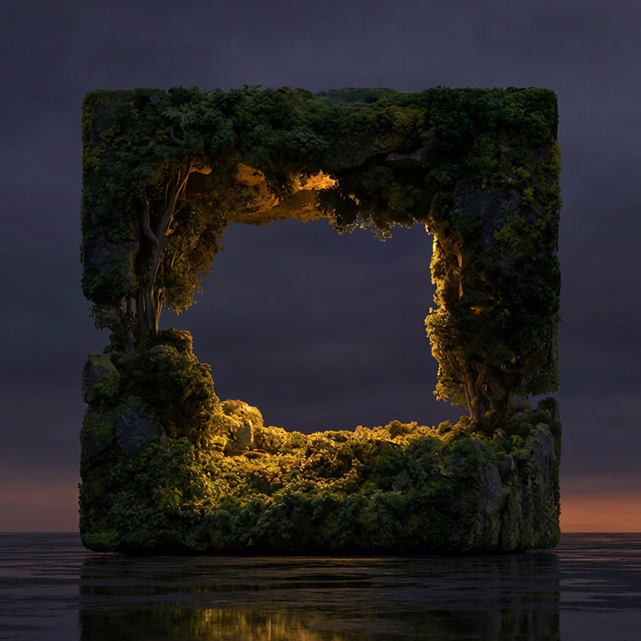 Cinematic portrait background